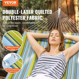 Double Quilted Fabric, 12 FT Double with Hardwood Spreader Bars, 2 Person Quilted V952-HFDCBDZJYZXT01Q05V0