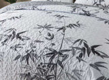 Finely Quilted Bedspread and Pillowcases Set A Blend of Art and Comfort - Queen size V745-MAC080392Q13U