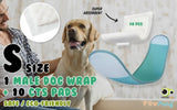 Dog Wrap Resuable Male S + 10X Diaper Booster Pads Disposable S V274-PET-MALEWPPAD-S