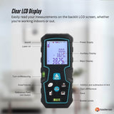 Tooleroo 40m Digital Laser Distance Measurer - LCD Area Volume Meter Tool V238-SUPDZ-41184926629968