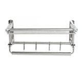 15.7in Bathroom Shelf Wall Mounted 201 Stainless Steel Waterproof Corrosion Prevention Towel Rack V1294-YM0703-3112230026411