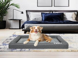 PaWz Memory Foam Pet Bed Calming Dog L Large PT1183-L-GY