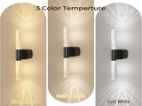 Battery Operated Wall Sconce Set of 2 Black Rechargeable Crystal Sconce Wall Decor Set of 2 with V1171-CB-BOM001621
