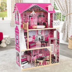 Dollhouse with Furniture for kids 120 x 83 x 40 cm V178-12625