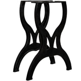 Dining Table Legs 2 Pcs X-frame Cast Iron 43_245432
