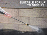 JET-USA 5000PSI Turbo Head Nozzle High Pressure Washer Water Cleaner 1/4 BSP V219-PRWTHDJETA500