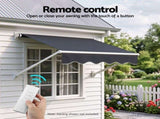 Instahut Pivot Arm Awning Motor Replacement Kit With Remote Control AWN-B-FIXED-REMOTE
