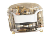 Cosmetic Box Large Capacity Compartment Storage Rotatable Waterproof Transparent Vertical Makeup V1294-YM0703-3117230116311