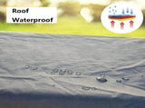 Outdoor Swing Chair Mesh Net Ultra Large Mosquito Net Zipper Closure Netting Curtain Water Resistant V1192-AZ-W-14243