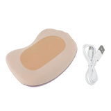 Yellow Back Pillowr Multifunctional Heart Shape Deep Tissue Pillow Portable Electric V1294-YM0703-3117230101511