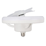 Ceiling Fan Light 360 Degree Rotate Dimmable E27 Adjustable LED Lamp 5 Blade 48W with Remote Control V1294-YM0706-3119230096611