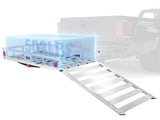 50 x 29.5 x 8.7 in Hitch Cargo Carrier, 500lb Capacity Trailer Hitch Mount Aluminum Cargo Basket V952-CHXLK47286500HPGUV0