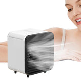 Portable Air Conditioner Fan 3 Speeds Cooling Humidifier Fan for Room Desk Bedroom Office White V1263-JX-7214-2