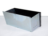 Battery Box Set Sturdy Galvanized Trailer Caravan Boat Spare Part with Lid and Hole for Secure Suits V985-POWERBOX