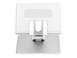 Adjustable Phone Stand Aluminum Alloy Reusable Tablet Holders Rack for Office Home BedroomSilver V1294-YM0714-3113210243412
