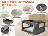 Foldable Dog Carrier Large Pet Travel Bag Portable and Breathable Car Travel Transport Kennel V985-DOGCARRIER