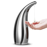 300ml Automatic Bathroom Soap Dispenser with Infrared Touchless Soap Dispenser Silver V1263-JX-1738