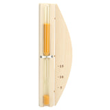 Sauna Hourglass 15Minutes Sauna Room Sand Clock Glass Timer WallMounted Wooden Hourglass V1294-YM0718-3111200317711