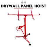 16FT Drywall Gyprock Panel Lifter Plaster Board Sheet Hoist Lift Plasterboard V379-DRYWALLH0SET09