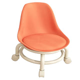 Kids Low Rolling Stool with Backrest Low Height Roller Stool with Universal Wheels Low Roller Seat V1294-YM0901-3116230019612
