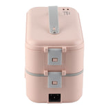 Electric Lunch Box Plug in Double Layer Stainless Steel Steaming Insulation Portable Food Warmer V1294-YM0715-3113220091614