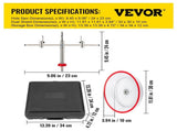Adjustable Hole Saw Cutter Kit, 1-5/8" to 8" , Two Replaceable Pilot Drill Bits, Twin V952-FJKKQZDFC1588U5VPV0