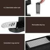 Devanti 20 Bar Coffee Machine Espresso Cafe Maker Black CM-01-BK