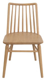 Riviera Solid Oak Dining Chair - Set of 2 V199-CH050RVRSF2NU