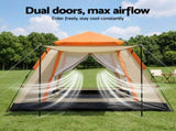 Weisshorn Pop Up Camping Tent 3-4 Person Automatic Tent Instant Setup Waterproof TENT-E-210X210-BG