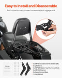 Motorcycle Backrest Sissy Bar with Luggage Rack for Honda Rebel 2017-2022 V952-MTCCKKBJKBJXCCZ95V0