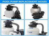 1.5" x 20" Pool Hose Replacement, Pack of 2 - Compatible with Above Ground Pools Filter Pump Hoses, V1259-DP01-A-4352