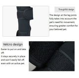M Size Adjustable Dog Knee Brace set - Include front and hind legs Soft Neoprene Leg Support Sleeve V888-ELOSUNG56001