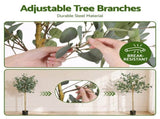 Artiss 150cm Artificial Eucalyptus Tree with Realistic Textured Leaves for Indoor Home Office Decor AP-TREE-EUCALY-150
