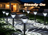 Solar Landscape Lights 4-Pack 10-LED Warm White Outdoor Lights Garden Lights - Warm White - Size V1107-118-95995-WAR