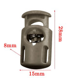 10 PCS Plastic Spring Cords for Drawstring, Paracord Toggle Stopper Clasp Elastic Shoeslace V1189-LWWAL-20260401-05888