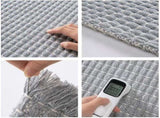 Soft Microfiber Farmhouse Bathroom Rug Washable Kitchen Mats Woven Non Slip Small Bath Mat with Pure V1188-ZC-DP-249