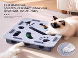 2-piece Green cat toy setfeaturing square and flower shapesis an excellent choice for feline V888-ELOSUNG50035