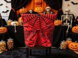 Halloween Dining Chair Slipcover Spooky Chair Back Stretchable Washable Chair Protective V1107-128-77374-A-4PACK