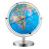 Illuminated World Globe with Stand, 228.6 mm, Educational Earth Globe with Stable Heavy Metal Base V952-DQYJJLFGXZ9YG1I1PV9