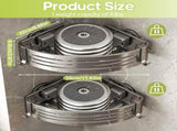 Triangle Shower Caddy, Corner Suction Cup Shower Shelf, No Drilling Bathroom Organizer, Removable V1366-AZ2-W-10759