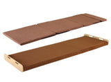Artiss Folding Kraft Paper Bed Frame with Mattress and Pillow 300kg Capacity 200x60cm PAPER-BED-6016-BR-AB