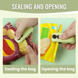 Mini Bag Sealer, 4 in 1 Bag Cutter and Sealer, USB Rechargeable, Portable, Blue V1258-DP02-C-2507