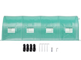 Walk-in Tunnel Greenhouse Galvanized Frame & Waterproof Cover 15x7x7 ft V952-YDSDWSL1577FTL1FIV0