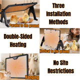 Chick Brooder Heating Plate Chicken Coop Heater Dual-Sided Duck Poultry Brooder V201-EGG0015WH8AU