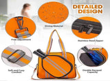 Pickleball Bag Tote Crossbody Shoulder Bag with Adjustable Strap Multi-Compartment Sports Racket Bag V1308-DSZKI-1801-1