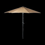 9FT Patio Umbrella Outdoor Garden Table Umbrella with 8 Sturdy Ribs V63-834241