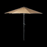 9FT Patio Umbrella Outdoor Garden Table Umbrella with 8 Sturdy Ribs V63-834241