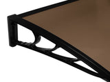 Mountview Window Door Awning Outdoor 1M X 1.5M Brown 1x1.5M OD1006-1X1.5-BK