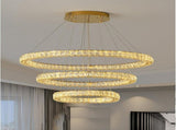 BAMDECOR C3313/3 Modern Crystal Chandeliers Lighting Contemporary Round Chandelier Lighting V255-BAM-C3313-3-040608