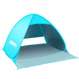 Weisshorn Pop Up Beach Tent Camping Hiking 3 Person Sun Shade Fishing Shelter TENT-C-BEA-TRI